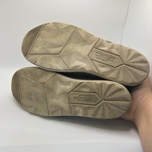Merrell womens Perforated Olive Sneakers 8.5 - Picture 9 of 11